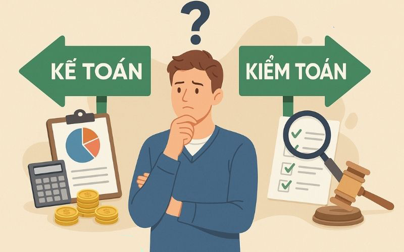 So sánh Kế toán vs. Kiểm toán: Nên học ngành nào hơn?