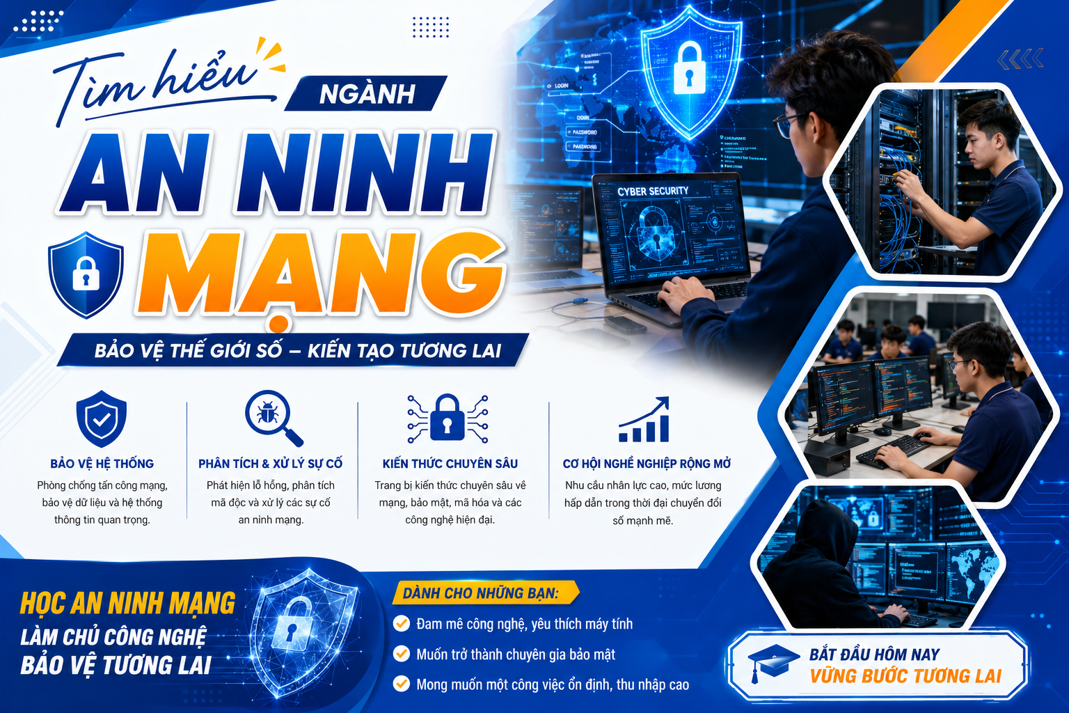 Ngành An ninh mạng là gì? Cơ hội và thách thức của ngành