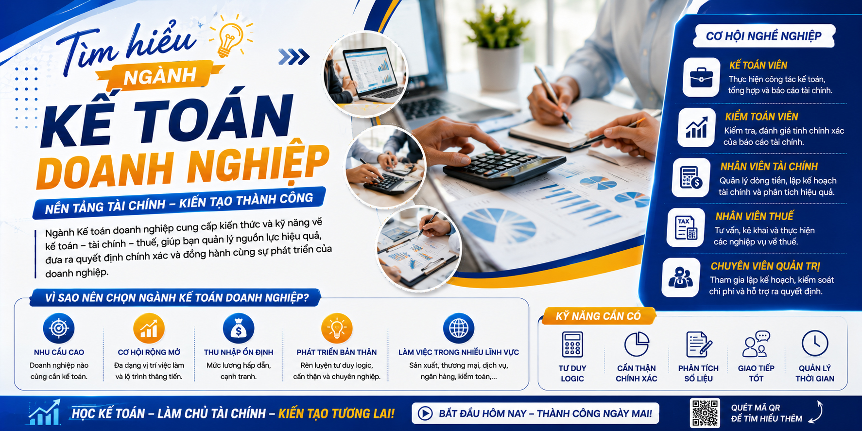Ngành Kế toán doanh nghiệp là gì, học gì, ra trường làm nghề gì?