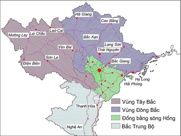 Danh sách các trường cao đẳng khu vực miền Bắc