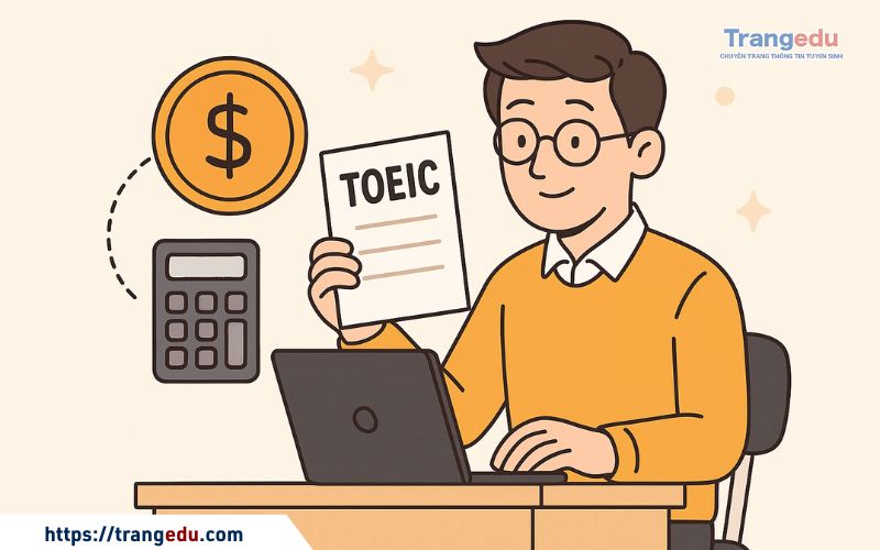 chi phi thi chung chi toeic la bao nhieu