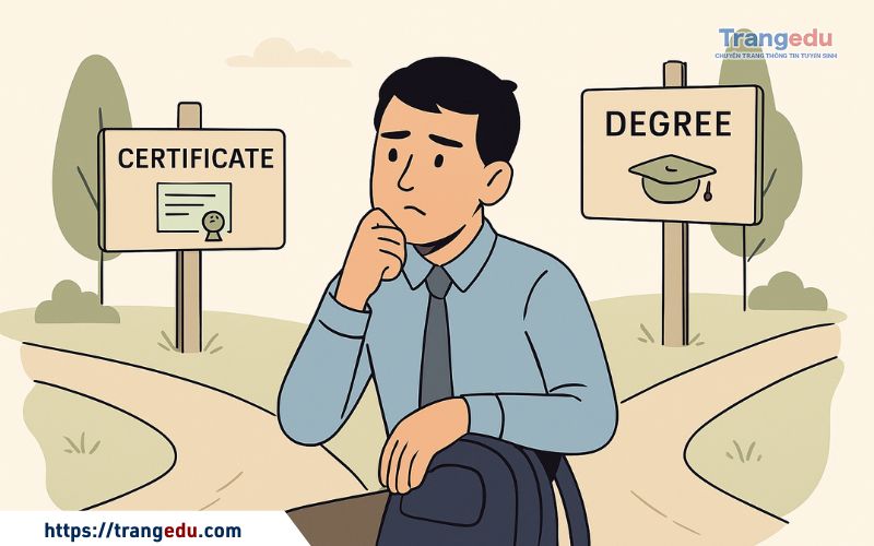 Diploma, Degree vs Certificate – So sánh chi tiết