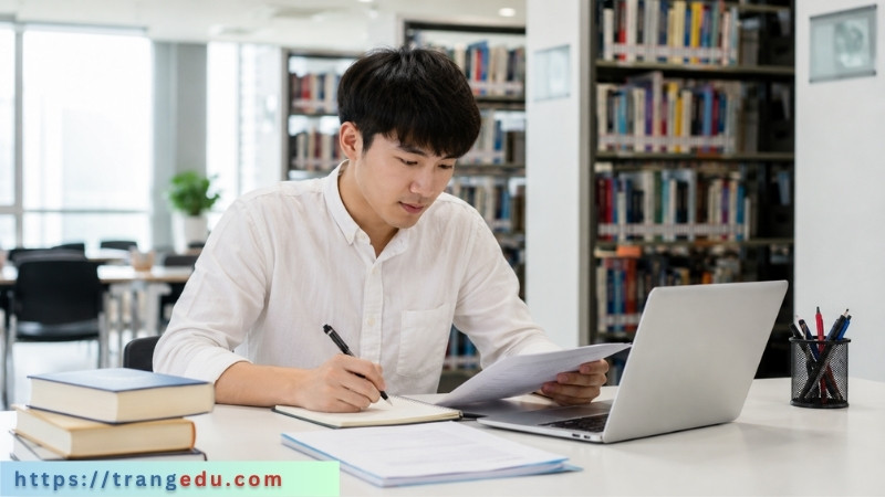 Người học tìm hiểu chương trình văn bằng 2 tại trường đại học