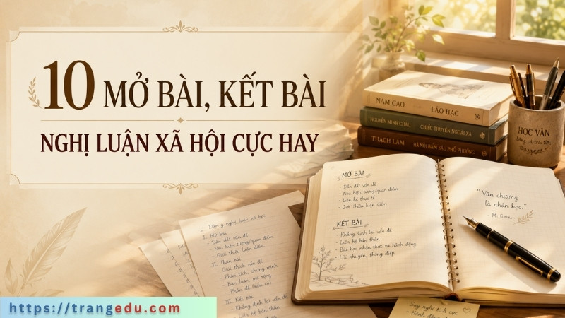 10 Mở bài, Kết bài Nghị luận xã hội cực hay dành cho bạn