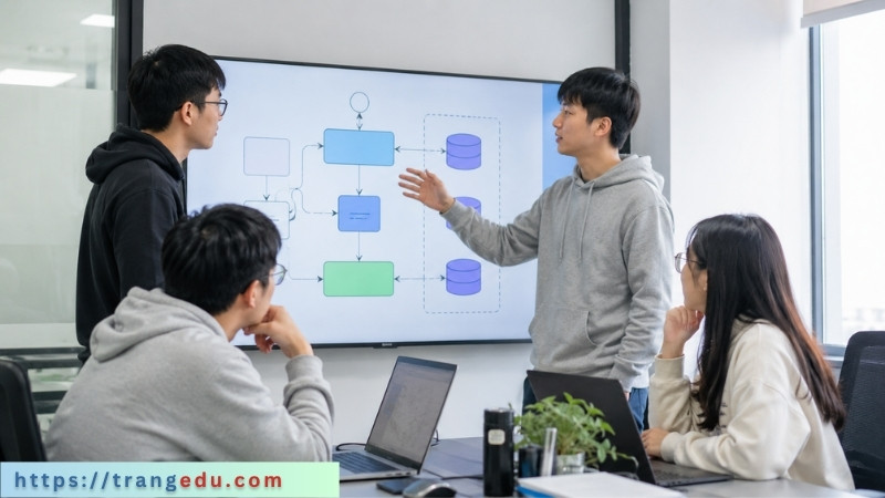 Backend Developer xây dựng API cơ sở dữ liệu và logic hệ thống