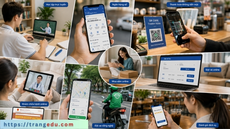 Ứng dụng công nghệ số trong học tập và đời sống